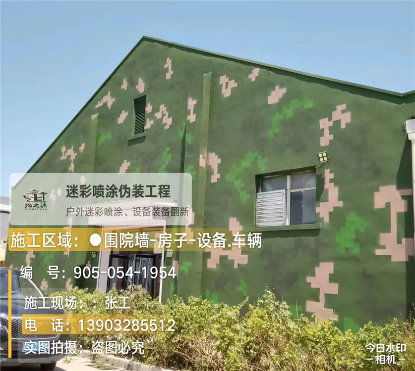 肇庆外墙数码迷彩漆施工报价清单（100㎡标准墙面测算）